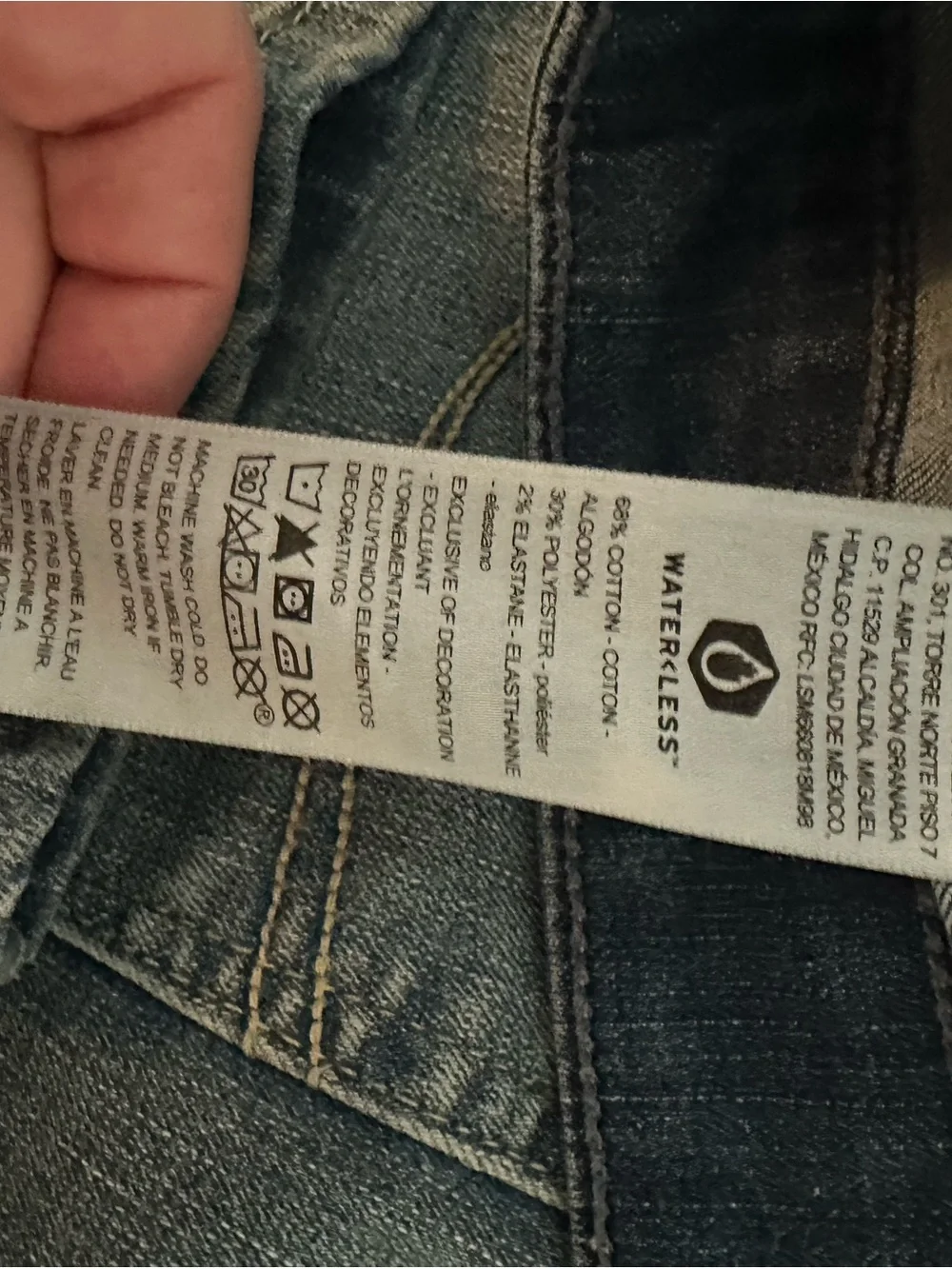 Levi's Straight Fit Dark Blue Jeans